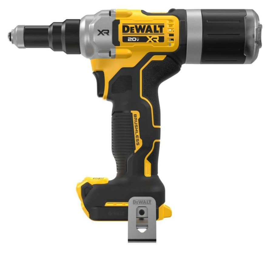 Power Tools DeWalt | Dewalt 20V Max* Xr Brushless Cordless 1/4" Rivet Tool (Tool Only) Dcf414B