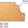 Accessories Freud Diablo Blades | Freud 1-1/16" Roman Ogee Router Bit (Quadra Cut) 38-100