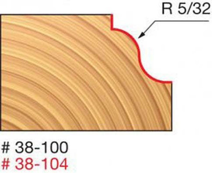 Accessories Freud Diablo Blades | Freud 1-1/16" Roman Ogee Router Bit (Quadra Cut) 38-100