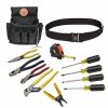 Hand Tools Klein Tools | Klein 12 Piece Electricians Tool Kit 92003