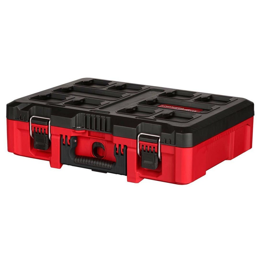 Hardware & Jobsite Supplies Milwaukee Tools | Milwaukee Packout Tool Case With Customizable Foam Insert 48-22-8450