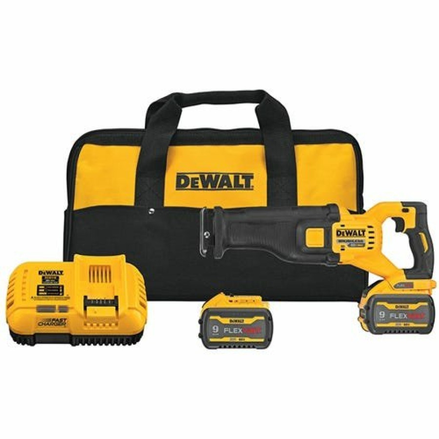 Power Tools DeWalt | Dewalt Flexvolt 60V Max Brushless Cordless Reciprocating Saw Kit Dcs389X2