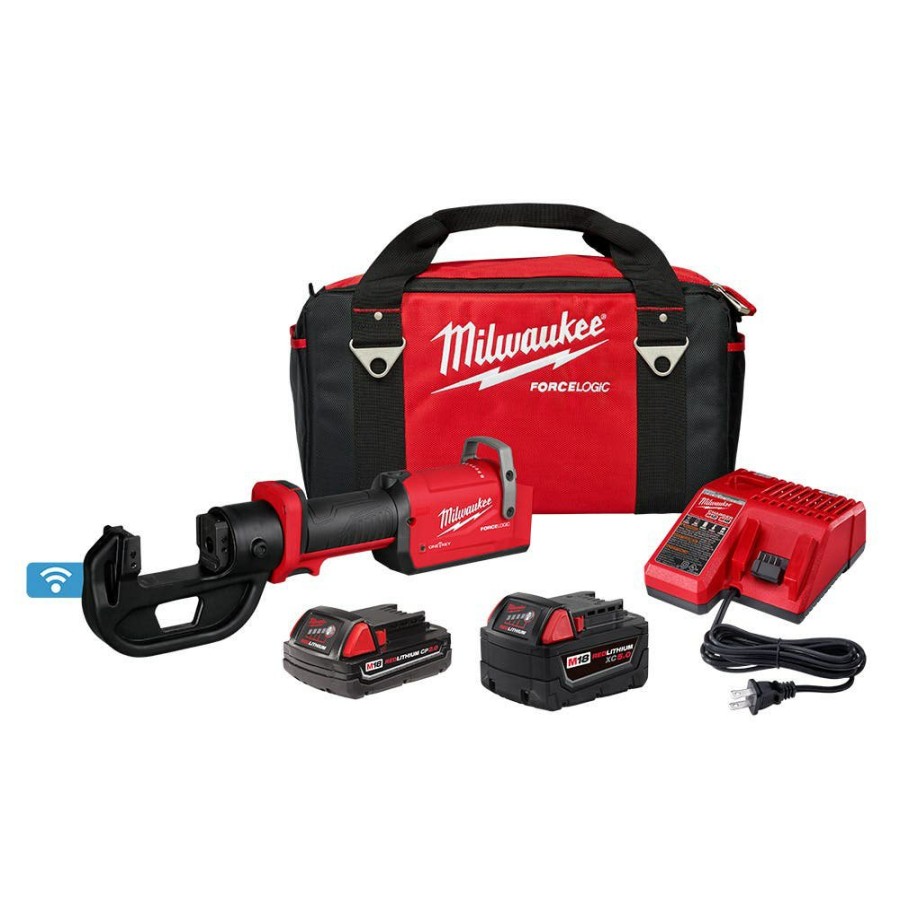 Power Tools Milwaukee Tools | Milwaukee M18 Force Logic 12T Kearney Linear Crimper 2878K-22