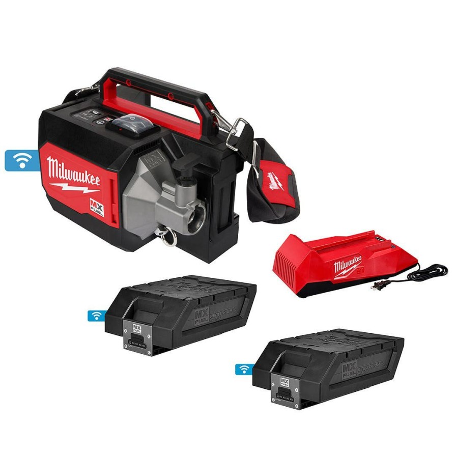 Power Tools Milwaukee Tools | Milwaukee Mx Fuel Concrete Vibrator Kit W/ One-Key Mxf370-2Xc