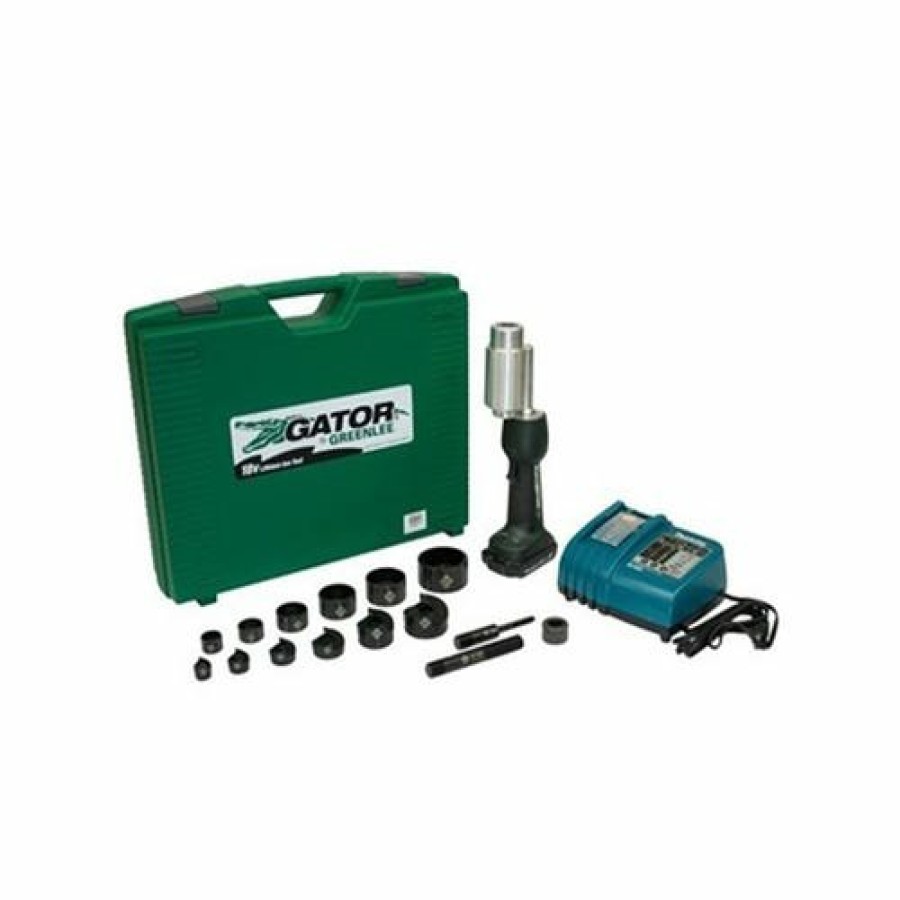 Power Tools Greenlee | Greenlee 18V Gator 7 Ton Knockout Tool Kit Slugbuster 1/2" - 2" Ls50L11B