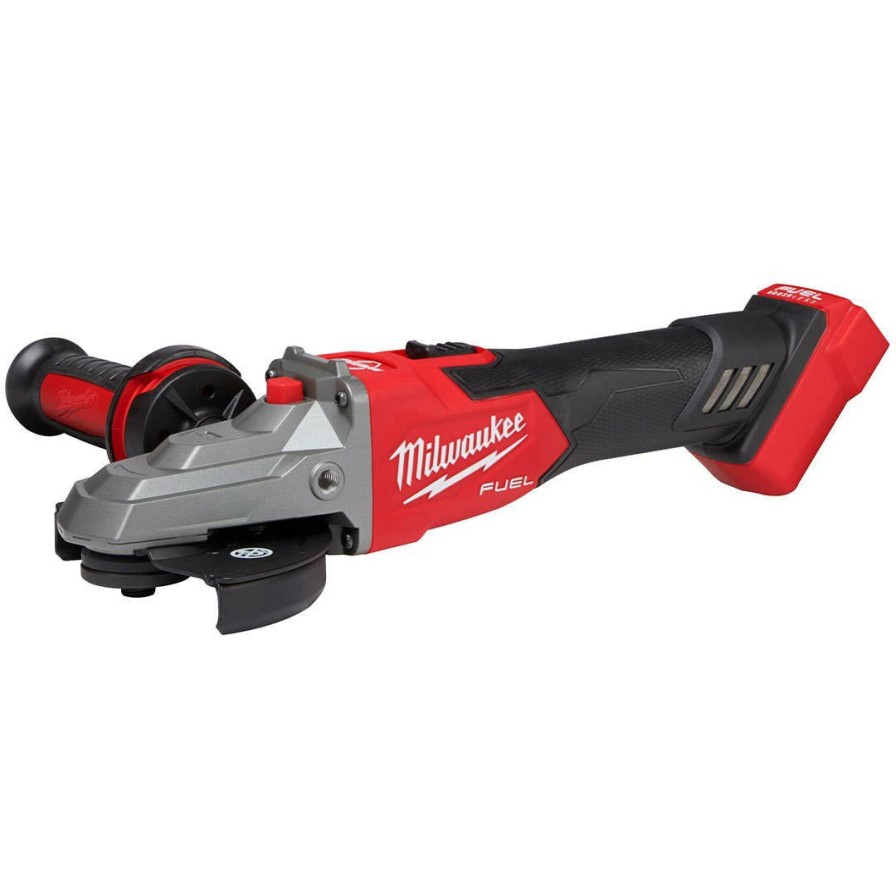 Power Tools Milwaukee Tools | Milwaukee M18 Fuel 5" Flathead Braking Grinder W/ Slide Switch, Lock-On (Tool Only) 2887-20