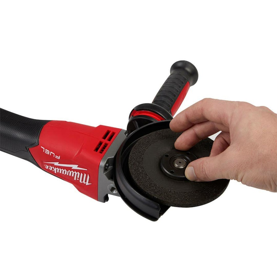 Power Tools Milwaukee Tools | Milwaukee M18 Fuel 5" Flathead Braking Grinder W/ Slide Switch, Lock-On (Tool Only) 2887-20