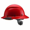 Safety & Work Wear Lift Safety | Lift Dax Fiber Resin Full Brim Hard Hat (Red) Hdf-20Rg