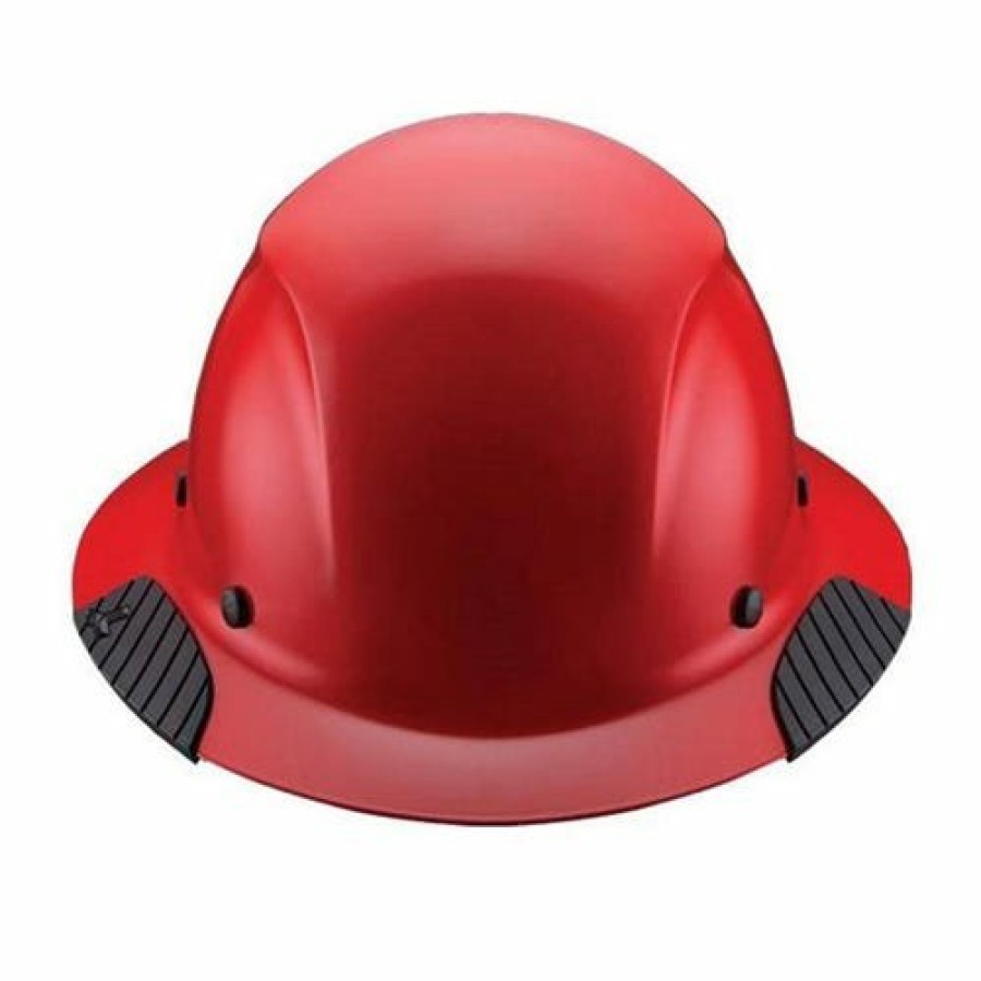 Safety & Work Wear Lift Safety | Lift Dax Fiber Resin Full Brim Hard Hat (Red) Hdf-20Rg