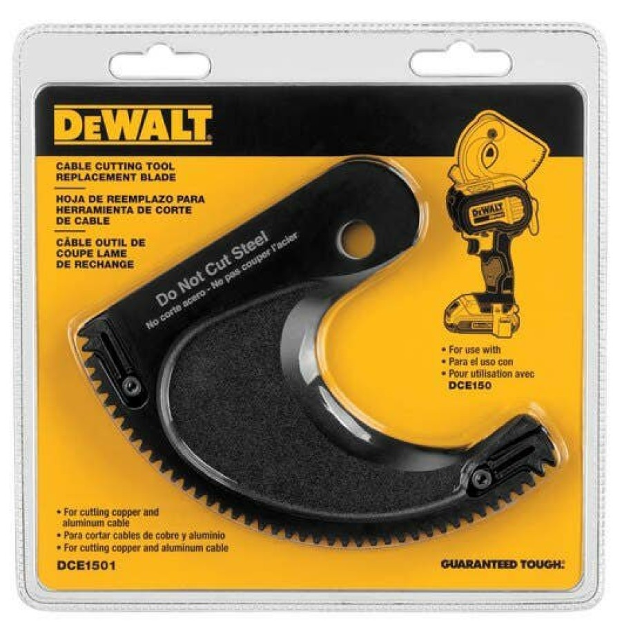 Power Tools DeWalt | Dewalt Cable Cutting Tool Replacement Blade Dce1501