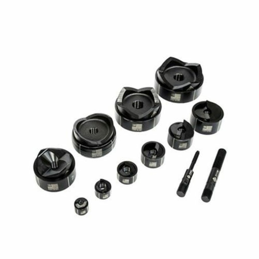 Power Tools Greenlee | Greenlee 18V Gator Intelli-Punch 11 Ton Knockout Kit Slug-Buster 1/2" - 4" Ls100X11Sb4