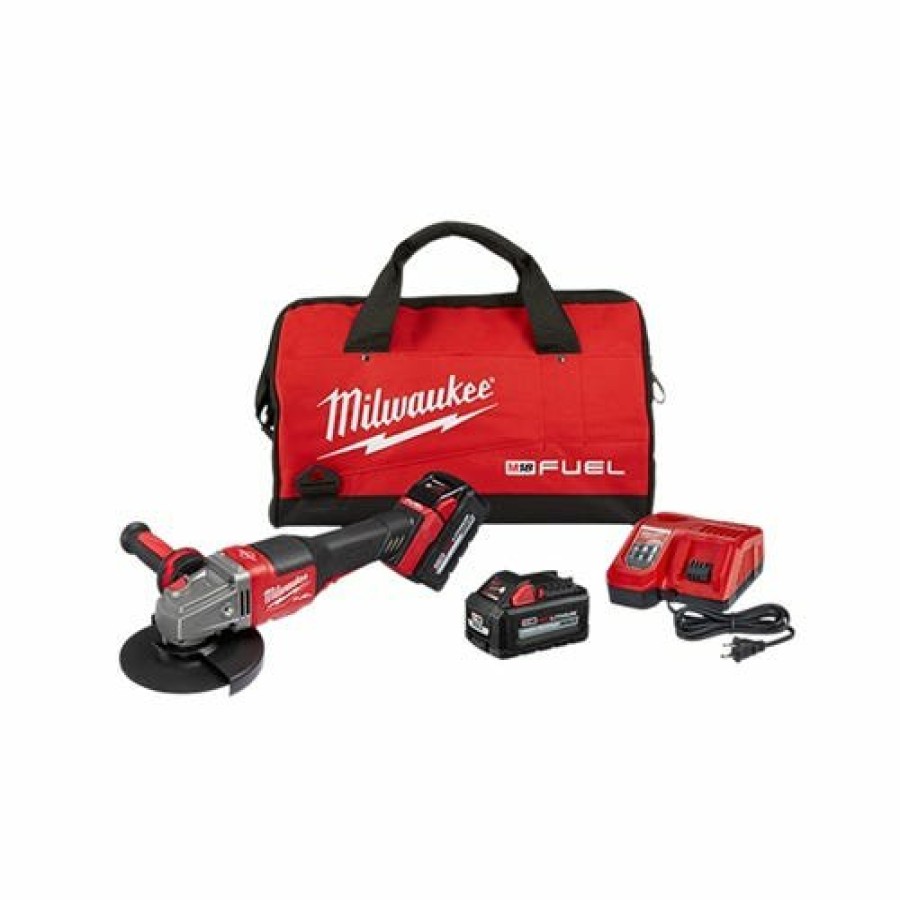 Power Tools Milwaukee Tools | Milwuakee M18 Fuel 6" Angle Grinder Paddle Brake (6.0Ah) Kit 2980-22