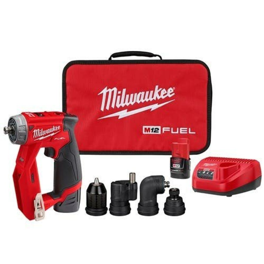 Power Tools Milwaukee Tools | Milwaukee M12 Fuel Installation Drill/Driver Kit 2505-22