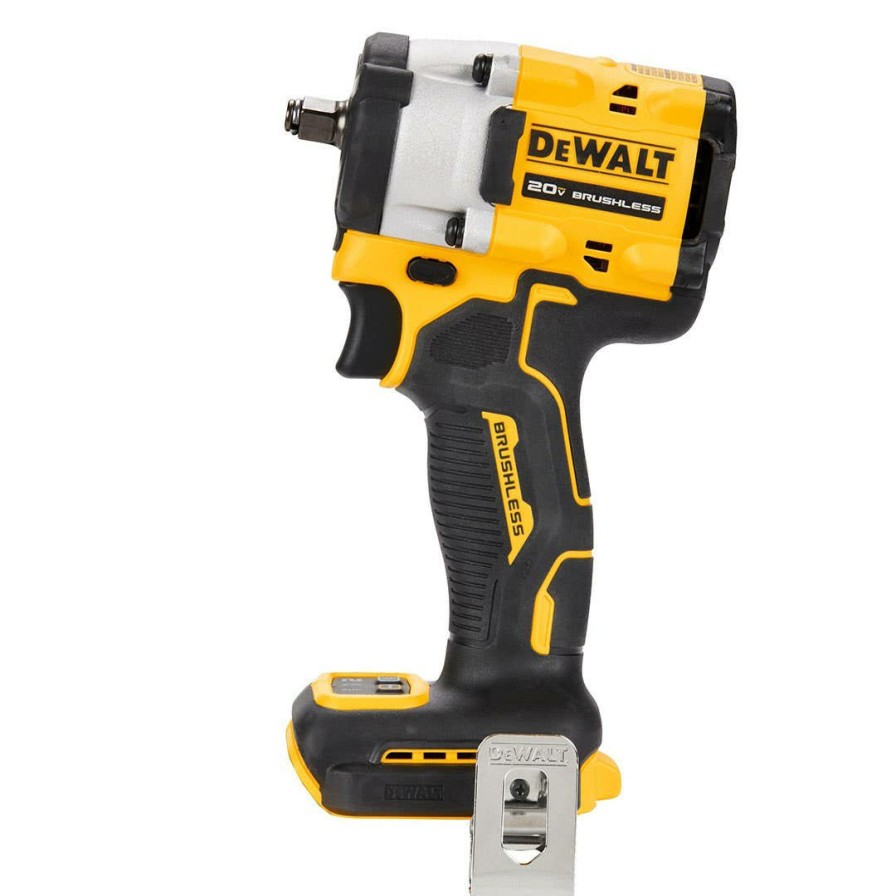 Power Tools DeWalt | Dewalt Atomic 20V Max 3/8" Cordless Impact Wrench W/ Hog Ring Anvil (Tool Only) Dcf923B