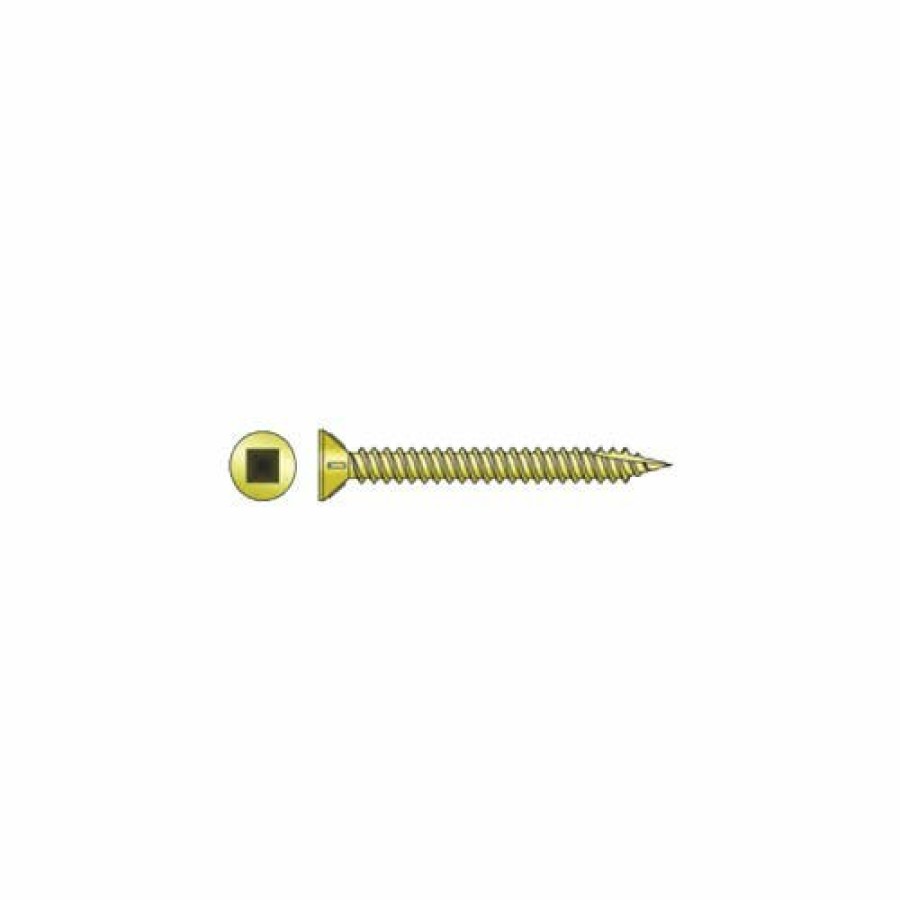 Hardware & Jobsite Supplies Simpson Strong-Tie | Simpson Strong Tie Wsflrv #8 X 1" Wood To Cfs/ Aluminum Screw 2500 Ct. Wsf1Lrvs