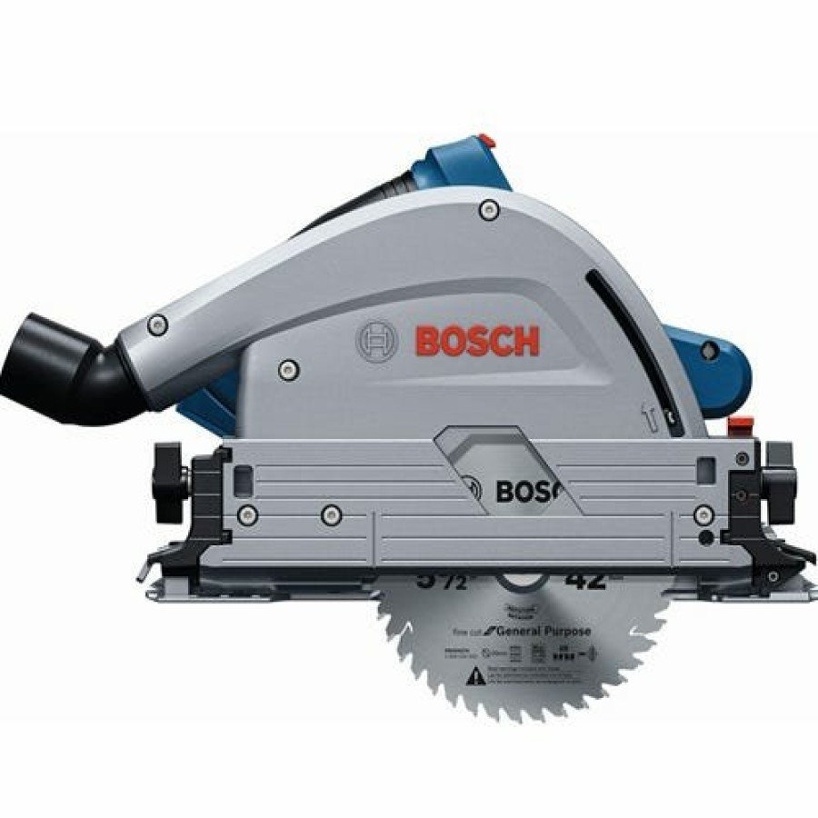 Power Tools Bosch Power Tools | Bosch Profactor 18V Plunge Cut 5-1/2" Track Circular Saw Brushless (8.0Ah) Kit Gkt18V-20Gcl14