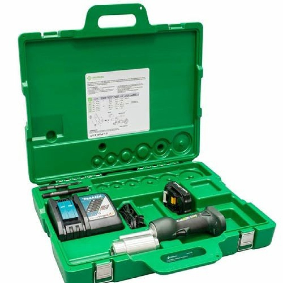 Power Tools Greenlee | Greenlee 18V Gator 7 Ton Knockout Tool Kit (No Dies) Ls50L11A