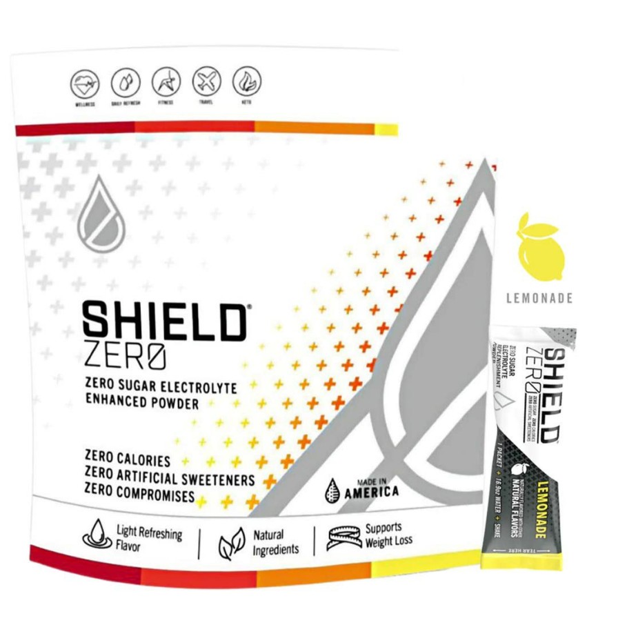 Safety & Work Wear Shield Hydration | Shield Zero Electrolyte Hydration Powder Mixes Single Serve - Lemonade Flavored (Box Of 100) Z2-01-01-100-Lm