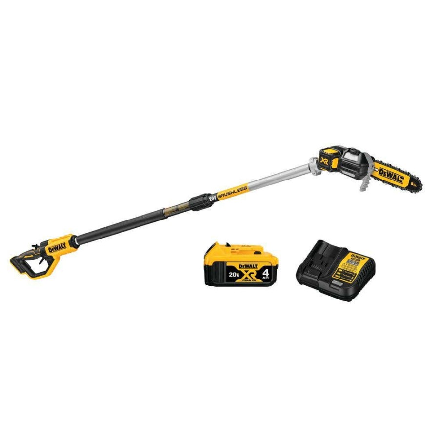 Power Tools DeWalt | Dewalt 20V Max* Xr Cordless Pole Saw Kit Dcps620M1