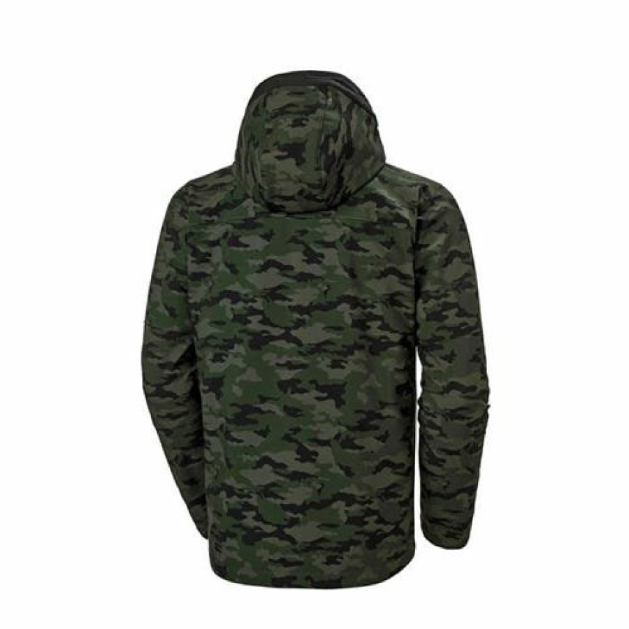 Safety & Work Wear Helly Hansen | Helly Hansen Kensington Hooded Softshell Camo Jacket - 74230-481-Opt