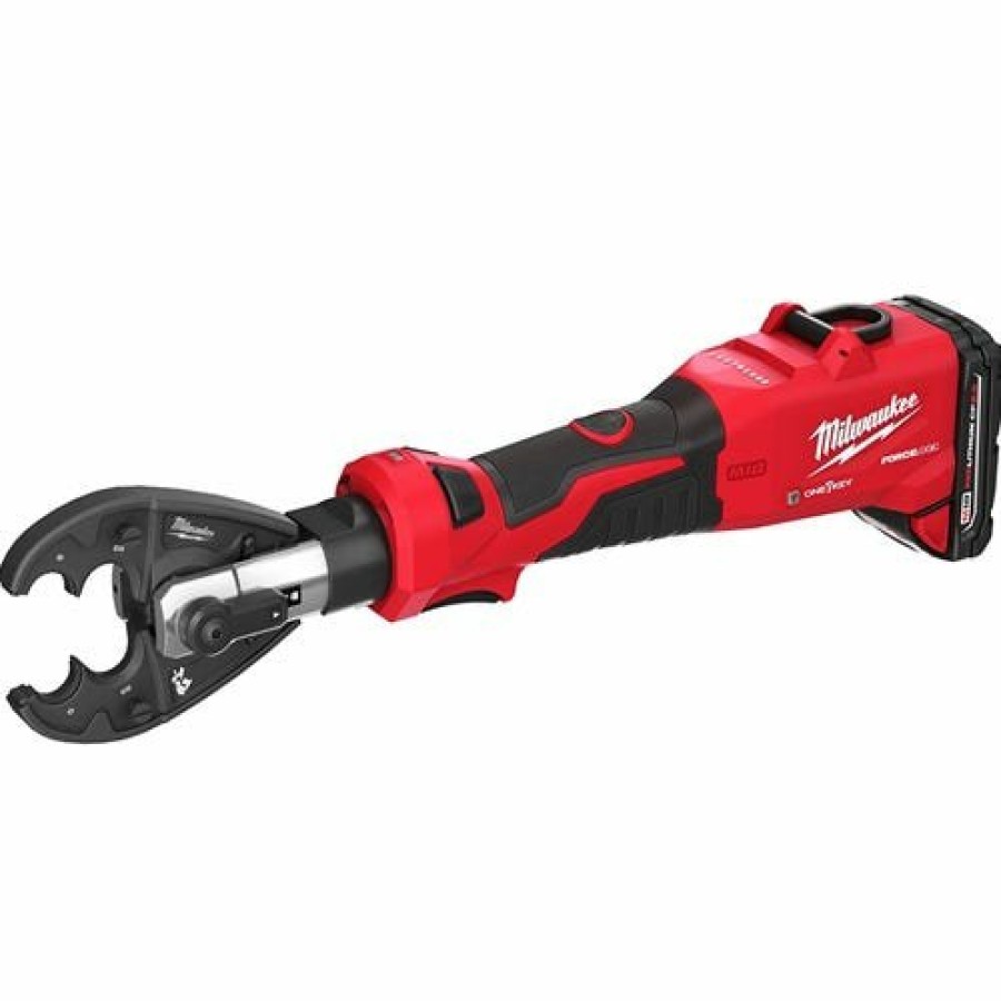 Power Tools Milwaukee Tools | Milwaukee M18 Force Logic 6T Linear Utility Crimper Kit W/ O-D3 Jaw 2978-22O