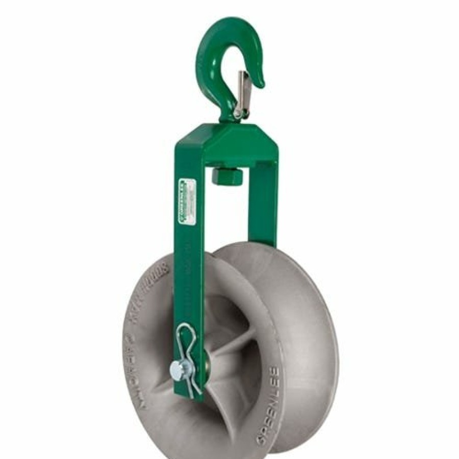 Accessories Greenlee | Greenlee 8000 Lbs 18" Hook Sheave 8018