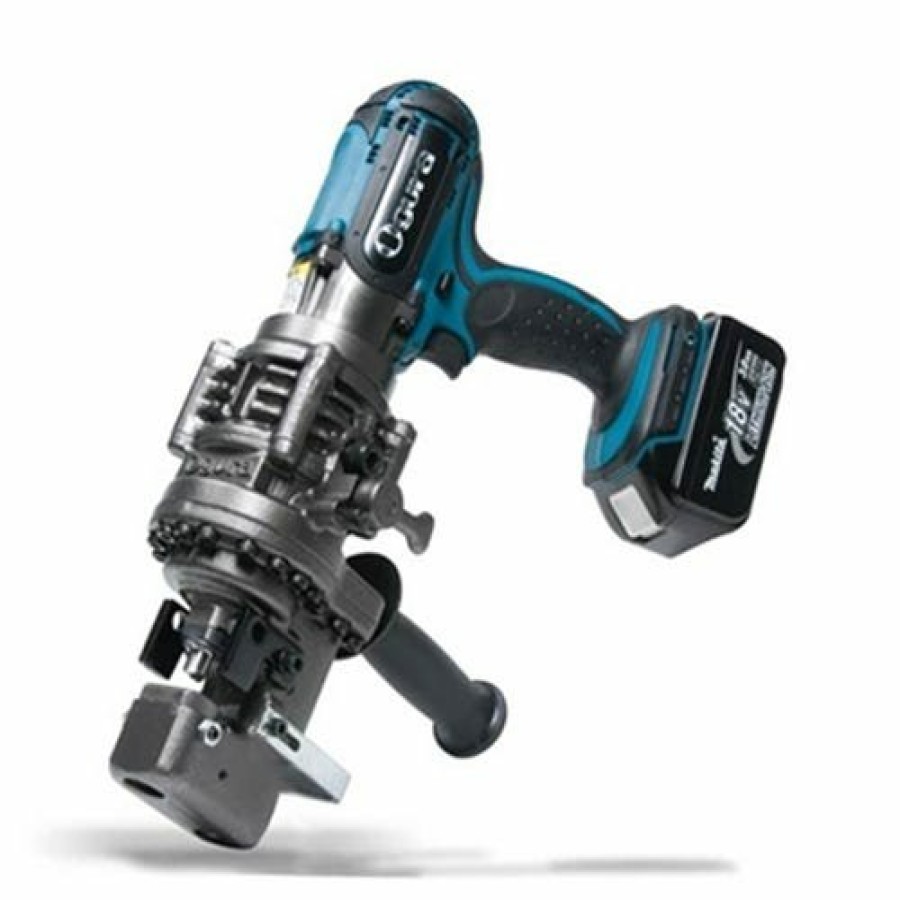 Power Tools Hougen Tools | Hougen 18V Makita Cordless Metal Hole Punch (1/4 Max Thick) 76000Pr