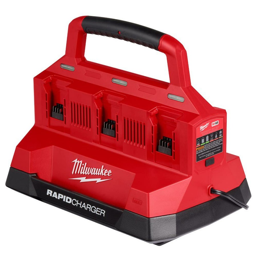 Power Tools Milwaukee Tools | Milwaukee M18 Packout Six Bay Rapid Charger 48-59-1809