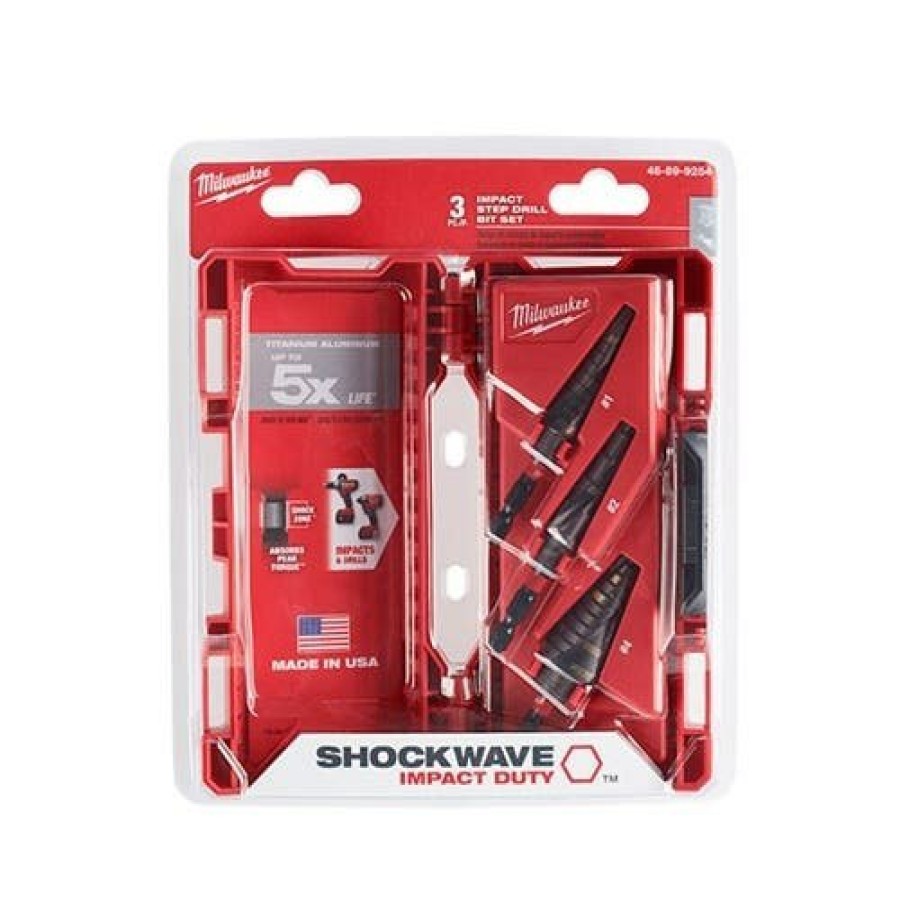 Accessories Milwaukee Tools | Milwaukee Shockwave Impact Duty 3 Piece Kit (#1; #2; #4) 48-89-9254