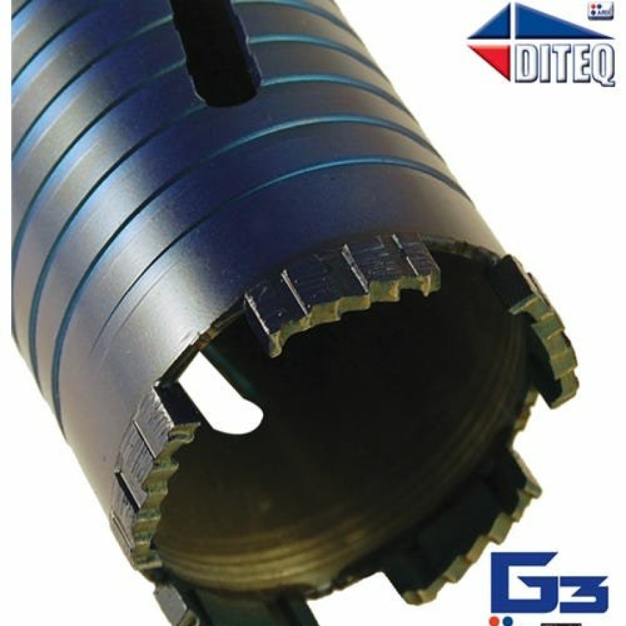 Accessories Diteq | Diteq C-34Ax Dry 3-1/2" Concrete Diamond Core Bit (Arbor 5/8"-11) D31527