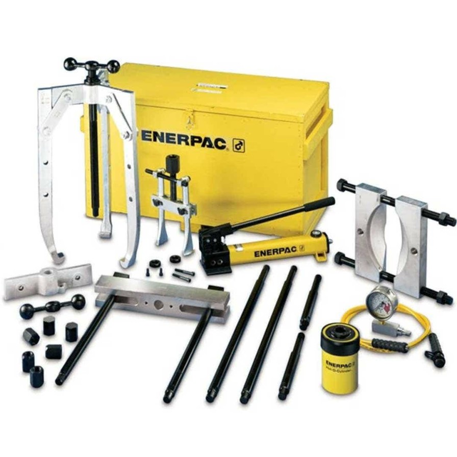 Power Tools Enerpac | Enerpac 36 Ton, Hydraulic Master Puller Set With Hand Pump Bhp3751G