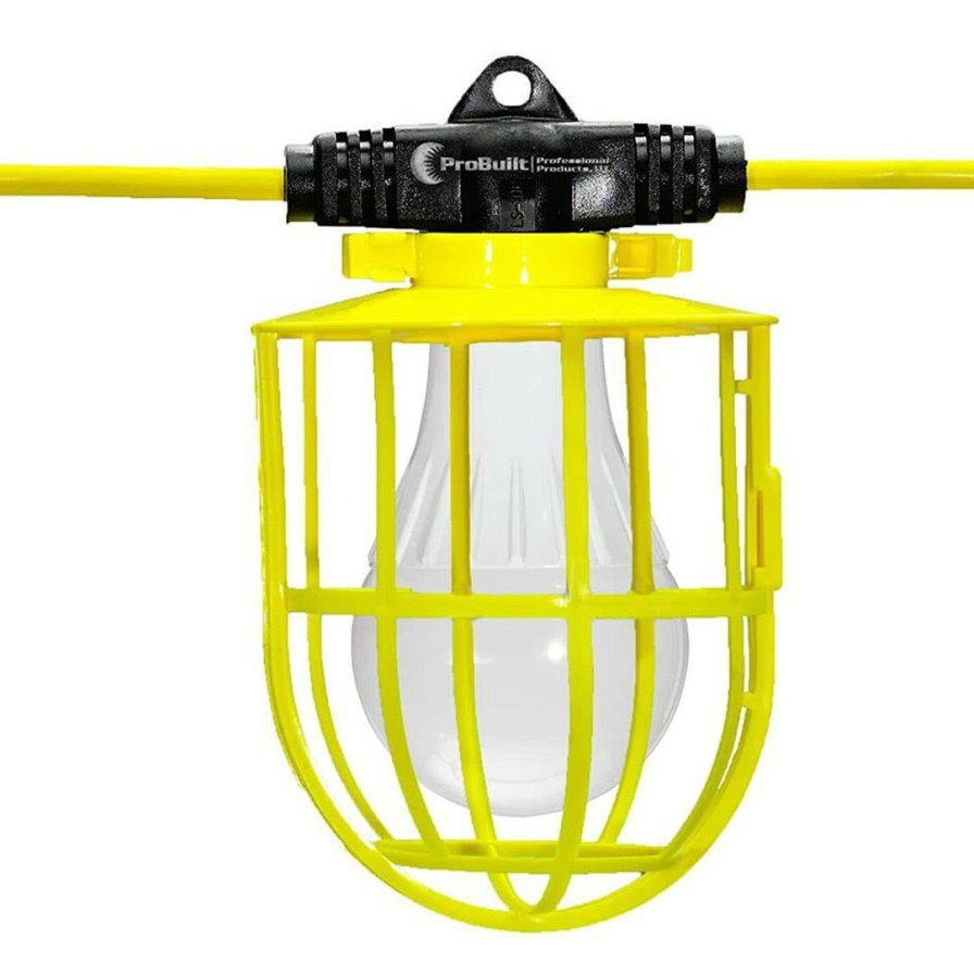 Power Tools Southwire Tools & Equipment | Southwire 14/3 100' Plastic Cage Led String Light W/ I-Bulb 1311000-100