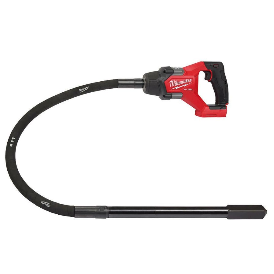 Power Tools Milwaukee Tools | Milwaukee M18 Fuel 4' Concrete Pencil Vibrator Xc6.0 Kit 2910-21