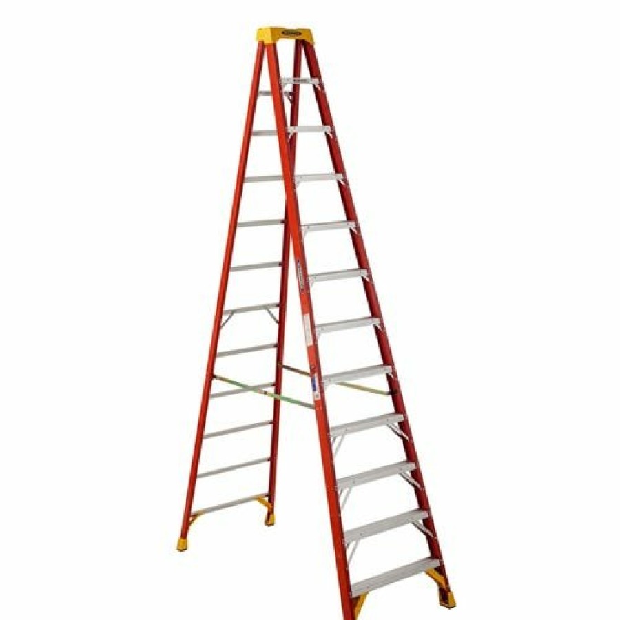 Hardware & Jobsite Supplies Werner | Werner 12' Type Ia Fiberglass Step Ladder 6212