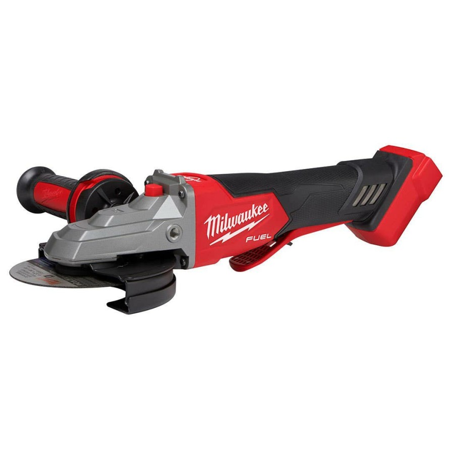 Power Tools Milwaukee Tools | Milwaukee M18 Fuel 5" Flathead Braking Grinder W/ Paddle Switch, No-Lock (Tool Only) 2886-20