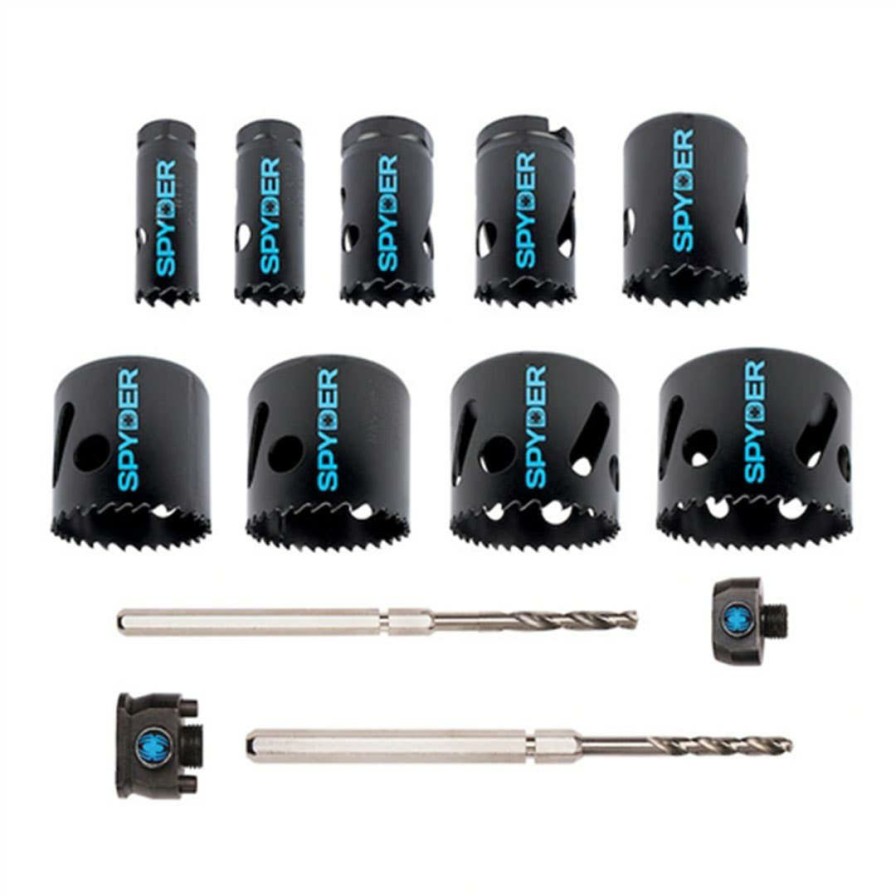 Accessories Spyder | Spyder 13Pc Bi-Metal (Bim) Hole Saw Set 600887