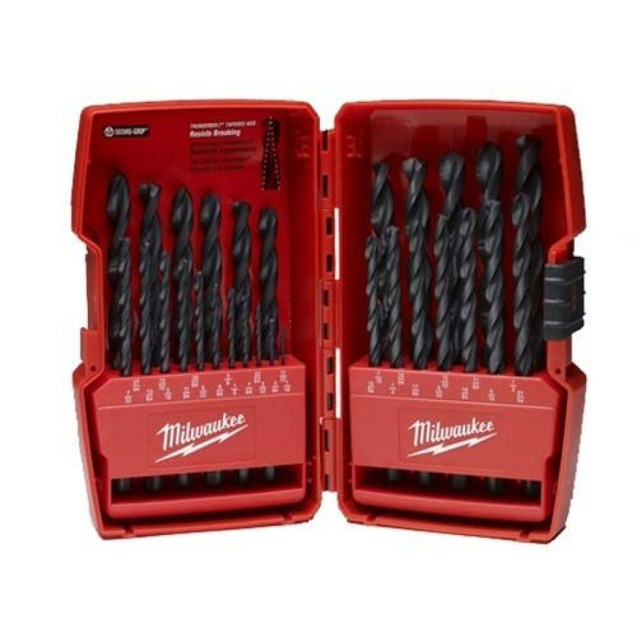 Accessories Milwaukee Tools | Milwaukee Thunderbolt 29 Piece Black Oxide Drill Bit Set 48-89-2802