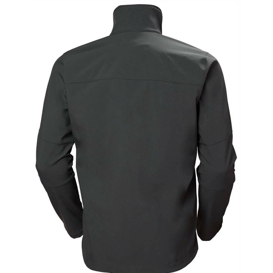 Safety & Work Wear Helly Hansen | Helly Hansen Dark Grey Kensington Softshell Jacket 74231-970