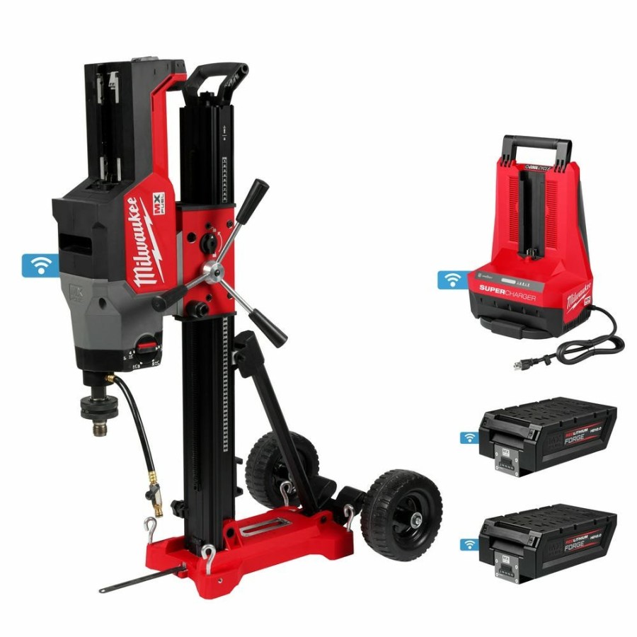 Power Tools Milwaukee Tools | Milwaukee Mx Fuel Core Rig With Stand Mxf302-2Hd