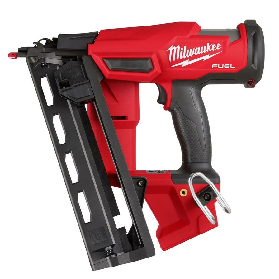 Power Tools Milwaukee Tools | Milwaukee M18 Fuel 16 Gauge Angled Finish Nailer (Tool Only) 2841-20