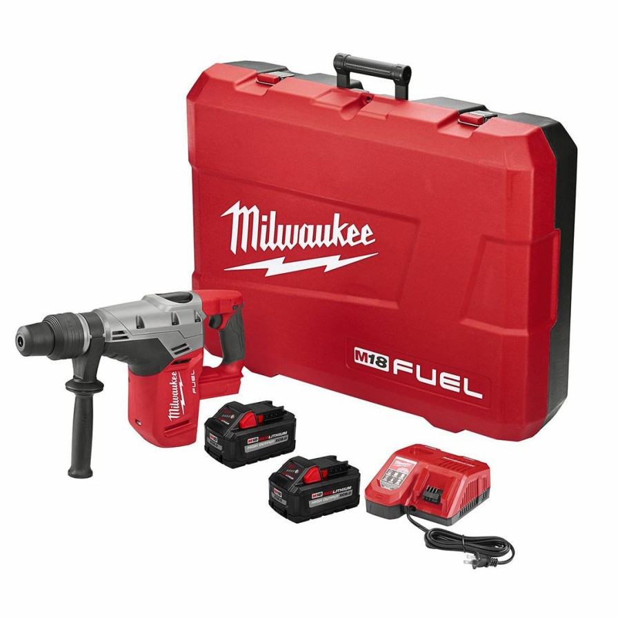 Power Tools Milwaukee Tools | Milwaukee M18 Fuel 1-9/16" Sds-Max Hammer Drill (8.0Ah) Kit 2717-22Hd