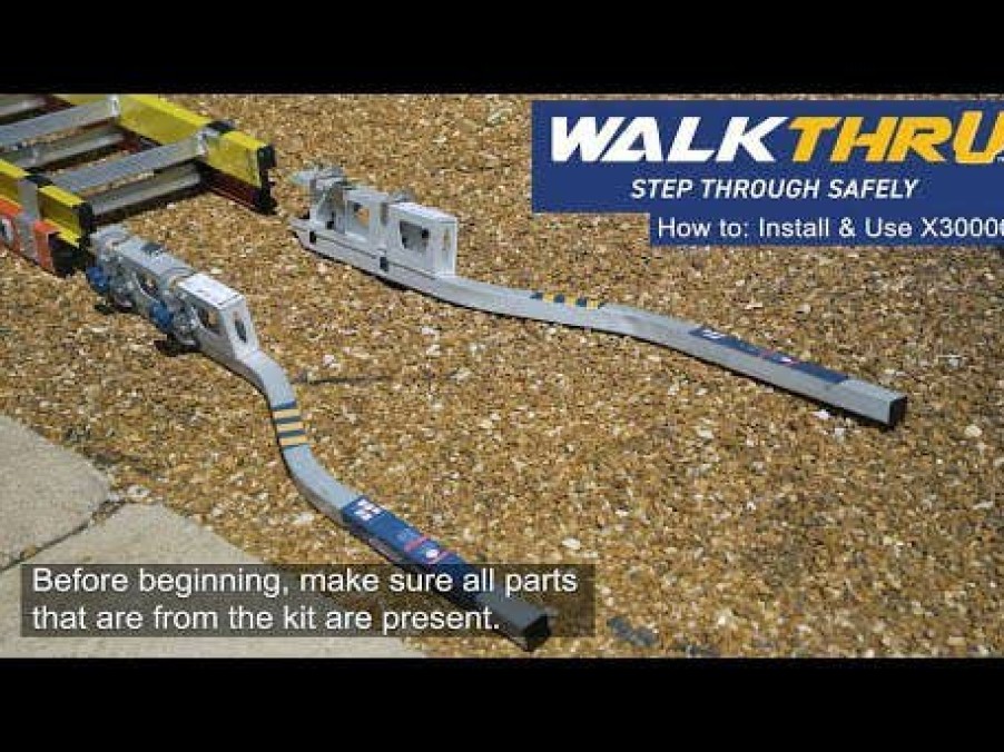 Hardware & Jobsite Supplies Werner | Werner Extension Ladder Walkthru X300000