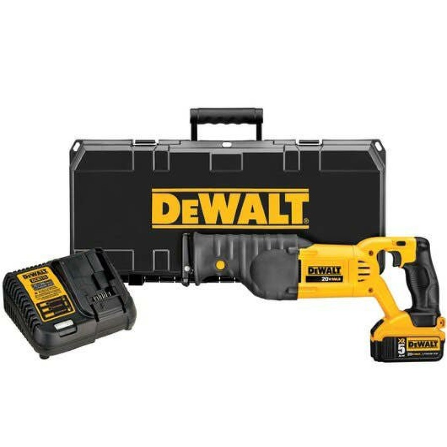 Power Tools DeWalt | Dewalt 20V Max Cordless Reciprocating Saw Kit Dcs380P1