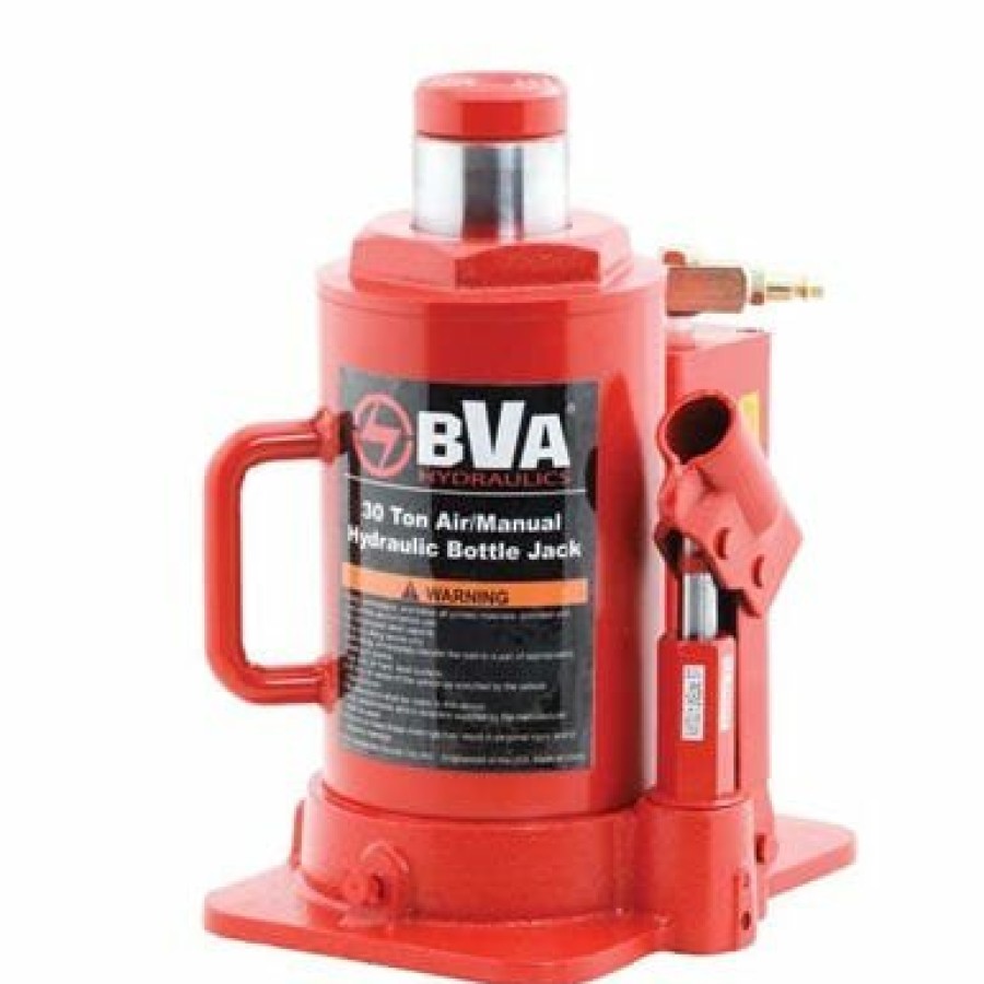 Hardware & Jobsite Supplies BVA Hydraulics | Bva Hydraulics 30 Ton Air / Manual Bottle Jack J18302