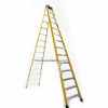 Hardware & Jobsite Supplies Bauer Ladders | Bauer 14' Fiberglass Step Ladder Type Ia 300Lb Rated 35014