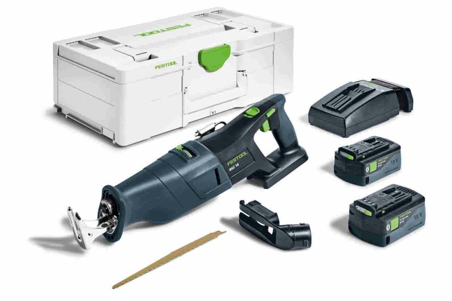 Power Tools Festool | Festool Cordless Reciprocating Saw Rsc 18 5,0 Eb-Plus 576951