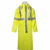 Safety & Work Wear NSA | Drifire Arc H20 Fr Hi-Vis Fluorescent Yellow Trench Coat Nsa-R31Rl06