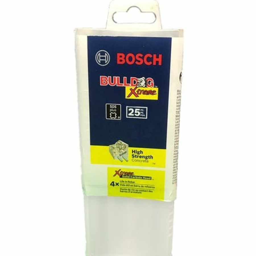 Accessories Bosch Power Tools | Bosch 1/4" X 4" X 6" Sds-Plus Bulldog Xtreme Full-Head Carbide Hammer Bits (25 Pack) Hcfc2041B25