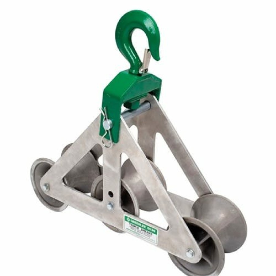 Accessories Greenlee | Greenlee 6;500 Lbs. Triple Sheave 6036