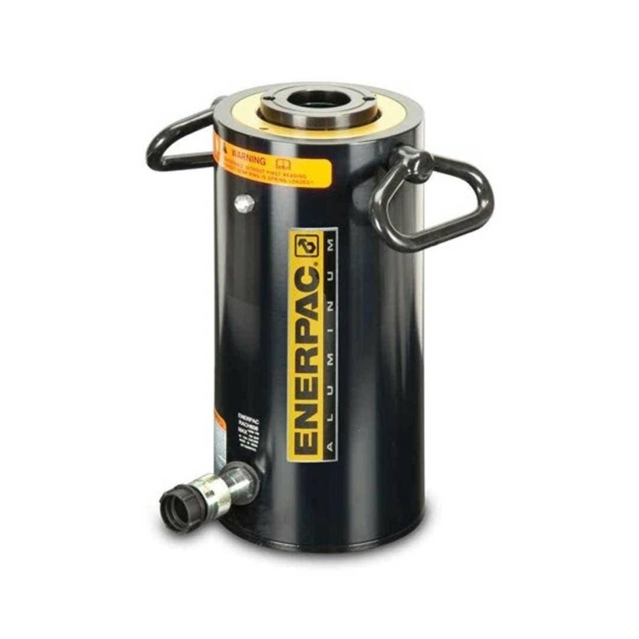 Power Tools Enerpac | Enerpac 65.6 Ton Capacity, 9.84 In Stroke, Aluminum Hollow Plunger Hydraulic Cylinder Rach6010